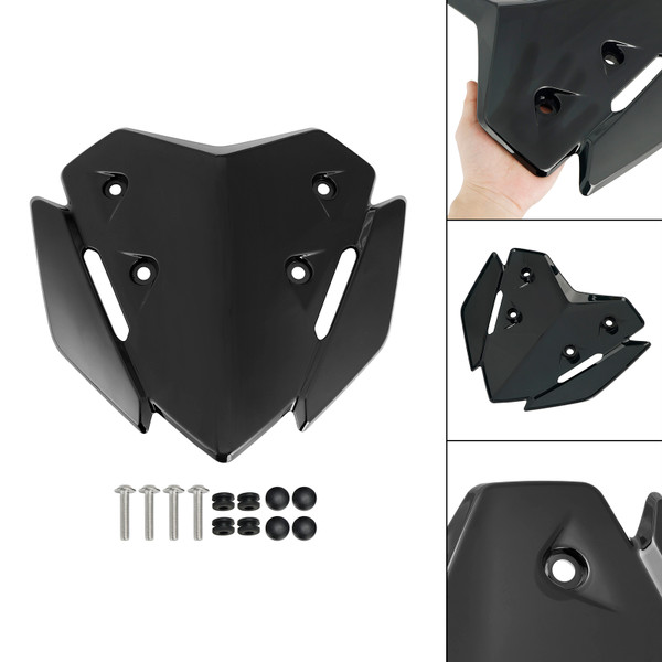 YAMAHA X-MAX 300 2023 ABS Motorcycle Windshield WindScreen BLK YAMAHA X-MAX 300 2023 ABS Motorcycle Windshield WindScreen BLK