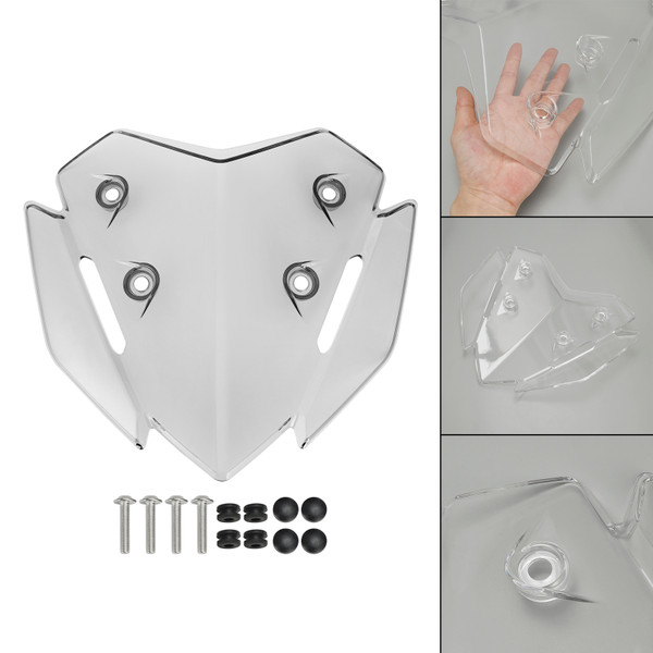 YAMAHA X-MAX 300 2023 ABS Motorcycle Windshield WindScreen CLE YAMAHA X-MAX 300 2023 ABS Motorcycle Windshield WindScreen CLE