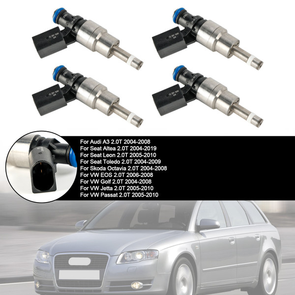 2005-2010 Volkswagen Jetta 2.0T 4*Fuel Injector 06F906036D, 06D906036B, 0261500011, 0261500011, 06D906036B Generic 2005-2010 Volkswagen Jetta 2.0T 4*Fuel Injector 06F906036D, 06D906036B, 0261500011, 0261500011, 06D906036B Generic