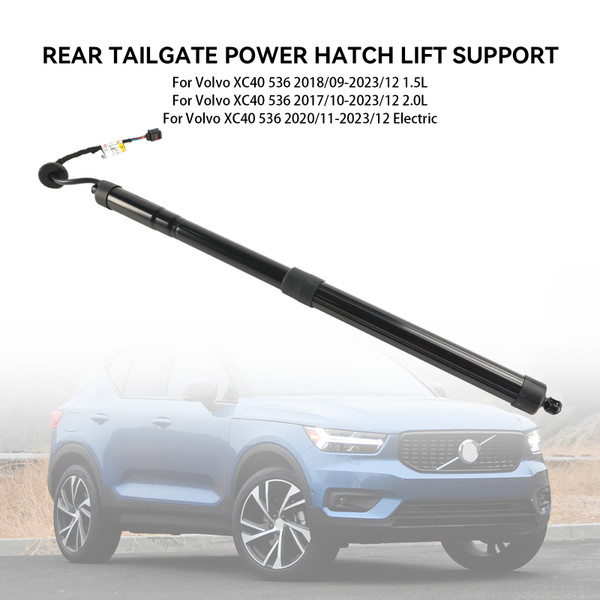 2017-2023 Volvo XC40 536 right Rear Tailgate Power Hatch Lift Support 32296297 black Generic 2017-2023 Volvo XC40 536 right Rear Tailgate Power Hatch Lift Support 32296297 black Generic