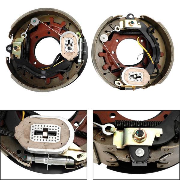 Electric Trailer Brake Kit w/Shields-Self Adjusting-12-1/4"-Left/Right Hand-10K Electric Trailer Brake Kit w/Shields-Self Adjusting-12-1/4"-Left/Right Hand-10K