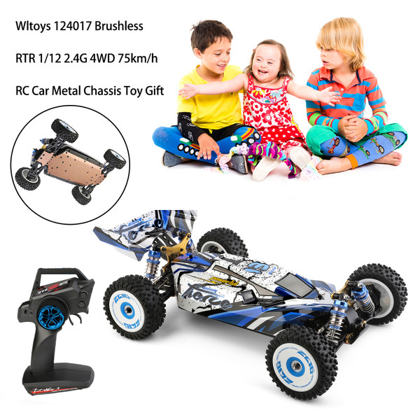 Wltoys 124017 Brushless RTR 1/12 2.4G 4WD 75km/h RC Car Metal Chassis Toy Gift Wltoys 124017 Brushless RTR 1/12 2.4G 4WD 75km/h RC Car Metal Chassis Toy Gift