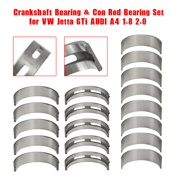 2008-2016 AUDI A3/4/5/6 Q3/5 TT Quattro Crankshaft Bearing & Con Rod Bearing Set 06H105561J, 06H105591J Generic 2008-2016 AUDI A3/4/5/6 Q3/5 TT Quattro Crankshaft Bearing & Con Rod Bearing Set 06H105561J, 06H105591J Generic