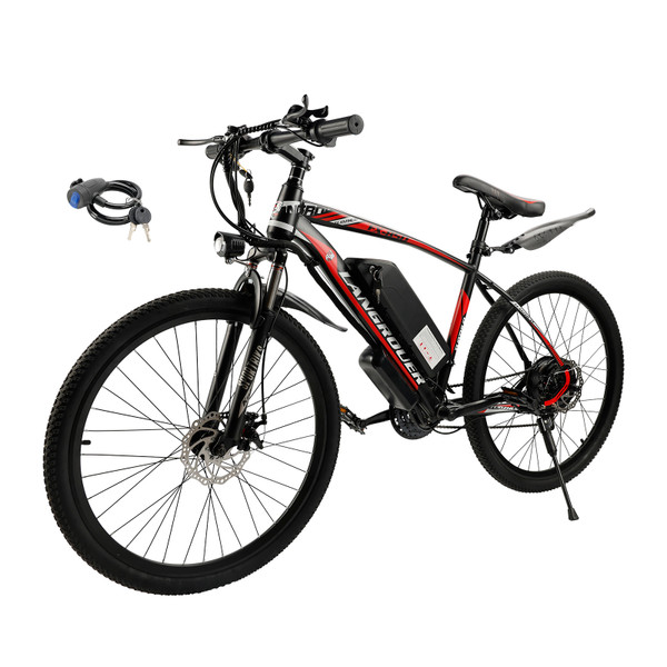 26 inch 21 speed 500W electric mountain bike MTB Bicycle Ebike For adults Red 26 inch 21 speed 500W electric mountain bike MTB Bicycle Ebike For adults Red
