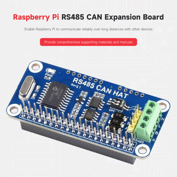 Raspberry Pi RS485 Can Expansion Board UART Communication Module Onboard TVS Raspberry Pi RS485 Can Expansion Board UART Communication Module Onboard TVS