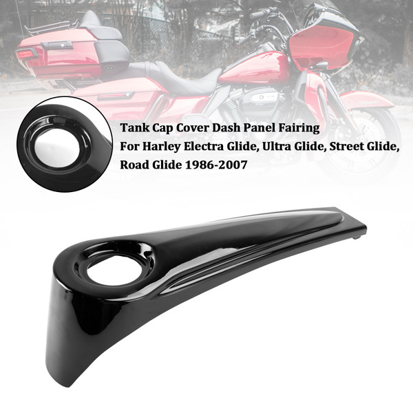 1986-2007 Harley Electra/Ultra/Street/Road Glide Tank Cap Cover Dash Panel Fairing Black Generic 1986-2007 Harley Electra/Ultra/Street/Road Glide Tank Cap Cover Dash Panel Fairing Black Generic