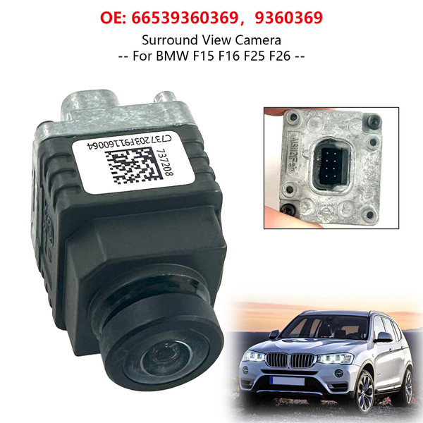 2012-2018 BMW i8 X4 X5 X6 F15 F16 F25 F26 Surround View Kamera 66539360369 Generic 2012-2018 BMW i8 X4 X5 X6 F15 F16 F25 F26 Surround View Kamera 66539360369 Generic