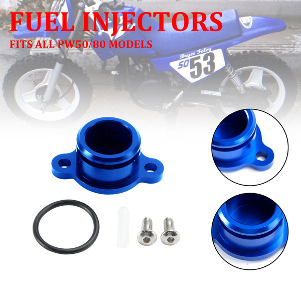 YAMAHA PW50 PW80 ALL Oil Injection Pump Delete Block Off Plug Blue Generic YAMAHA PW50 PW80 ALL Oil Injection Pump Delete Block Off Plug Blue Generic