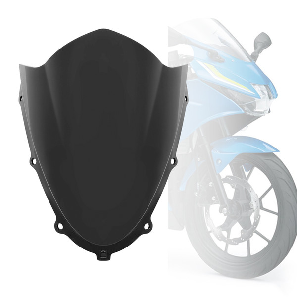 2018-2022 Suzuki GSXR125 GSXR150 Windshield WindScreen Black Generic 2018-2022 Suzuki GSXR125 GSXR150 Windshield WindScreen Black Generic