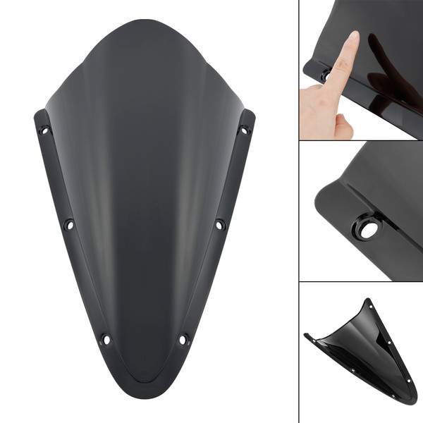 2014-2018 YAMAHA R125 ABS Motorcycle Windshield WindScreen Black Generic