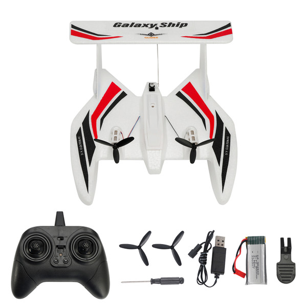 RC Plane For Water Land & Air Aircraft 3Ch Remote With 2 Batteries 2.4Ghz Red RC Plane For Water Land & Air Aircraft 3Ch Remote With 2 Batteries 2.4Ghz Red