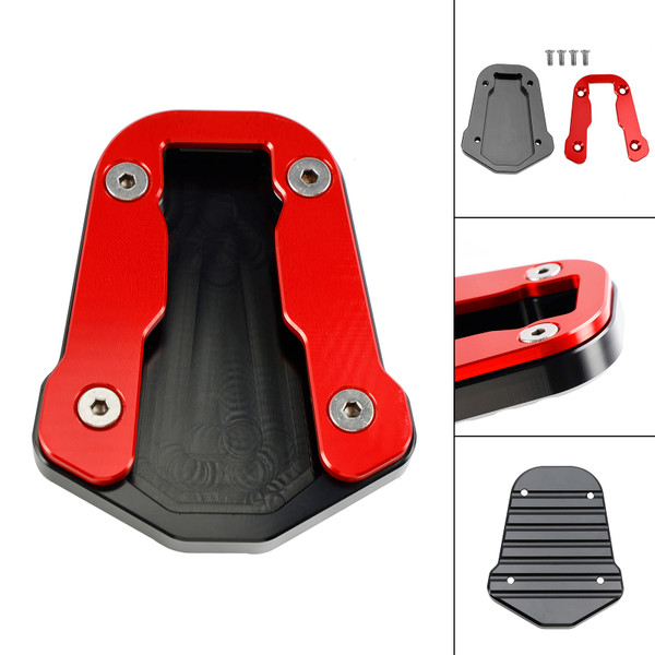 2021-2023 HONDA CRF300L Kickstand Enlarge Plate Pad Red Generic 2021-2023 HONDA CRF300L Kickstand Enlarge Plate Pad Red Generic