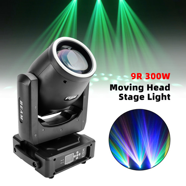 9R 300W Moving Head Stage Light LED RGBW Gobo Beam DMX DJ Disco Party Effect 9R 300W Moving Head Stage Light LED RGBW Gobo Beam DMX DJ Disco Party Effect
