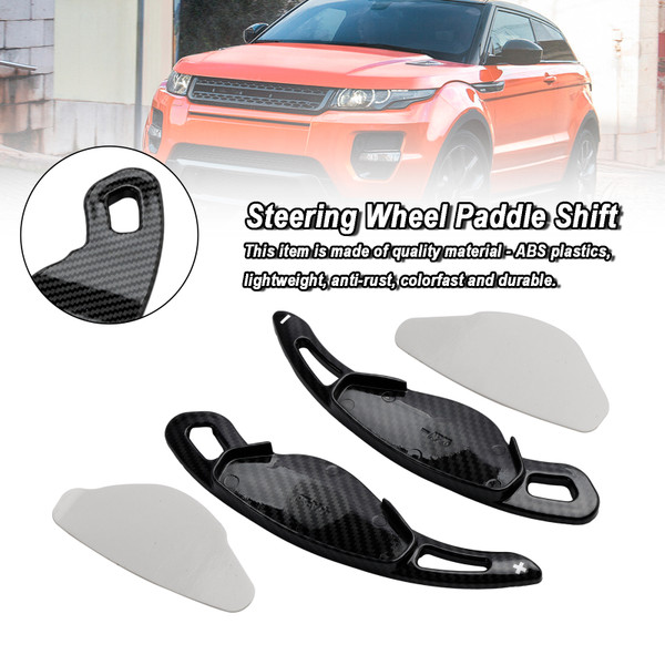 2010-2022 Land Rover Discovery Sport 4/5 Freelander 2 Carbon Fiber Style Steering Wheel Shift Paddle Shifter Generic 2010-2022 Land Rover Discovery Sport 4/5 Freelander 2 Carbon Fiber Style Steering Wheel Shift Paddle Shifter Generic