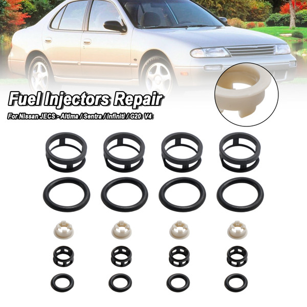 4PCS Side Feed Fuel Injector Repair Kit Filters Seals O-Rings Pintle Caps 4PCS Side Feed Fuel Injector Repair Kit Filters Seals O-Rings Pintle Caps