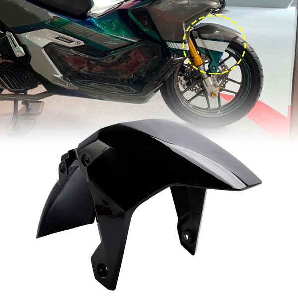 2023-2024 Honda ADV 160 Front Fender Mudguard Fairing Cowl Black Generic 2023-2024 Honda ADV 160 Front Fender Mudguard Fairing Cowl Black Generic
