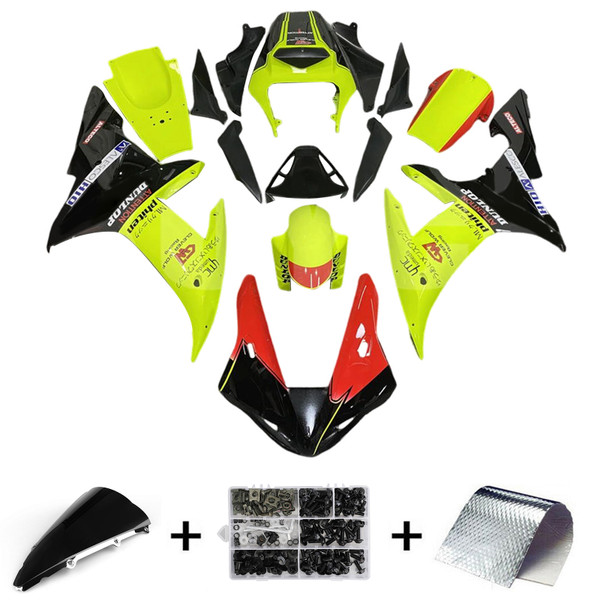2002-2003 Yamaha YZF 1000 R1 Injection Fairing Kit Bodywork Plastic ABS Amotopart Fairing