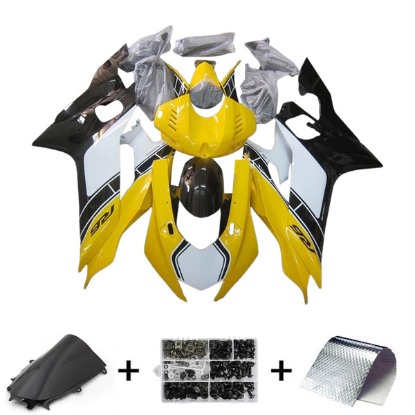 2017-2023 Yamaha YZF-R6 Injection Fairing Kit Bodywork Plastic ABS Amotopart Fairing #181 2017-2023 Yamaha YZF-R6 Injection Fairing Kit Bodywork Plastic ABS Amotopart Fairing #181