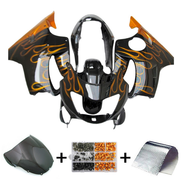 1999-2000 Honda CBR600 F4 Injection Fairing Kit Bodywork Plastic ABS Amotopart Fairing #156