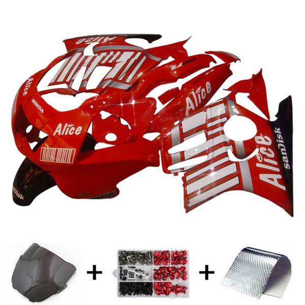 1997-1998 Honda CBR600 F3 Injection Fairing Kit Bodywork Plastic ABS Amotopart Fairing #126