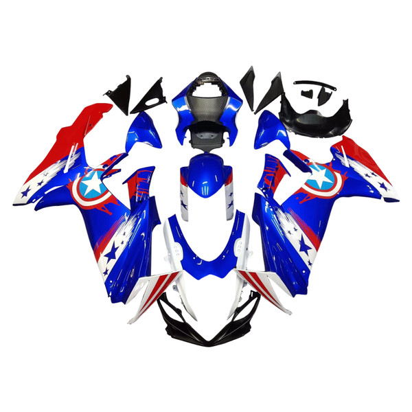 2011-2024 Suzuki GSXR600 GSXR750 GSXR 600/750 K11 Injection Fairing Kit Bodywork Plastic ABS Amotopart Fairing #143 2011-2024 Suzuki GSXR600 GSXR750 GSXR 600/750 K11 Injection Fairing Kit Bodywork Plastic ABS Amotopart Fairing #143