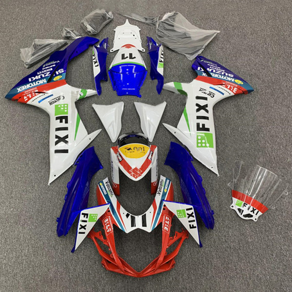 2011-2024 Suzuki GSXR600 GSXR750 GSXR 600/750 K11 Injection Fairing Kit Bodywork Plastic ABS Amotopart Fairing #148 2011-2024 Suzuki GSXR600 GSXR750 GSXR 600/750 K11 Injection Fairing Kit Bodywork Plastic ABS Amotopart Fairing #148