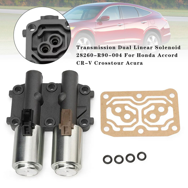 2008-2014 Honda Accord CR-V Crosstour Acura Transmission Dual Linear Solenoid 28260-R90-004 Generic