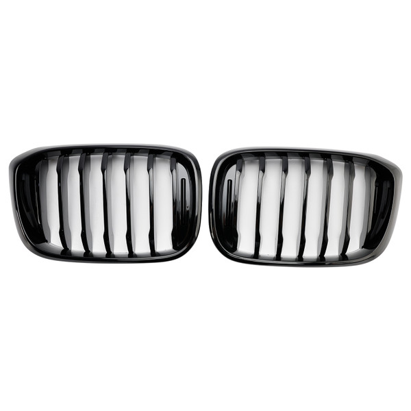 2018-2021 BMW X4 G02 X3 G01 G08 Front Kidney Grille Mesh Grill Gloss Black Generic