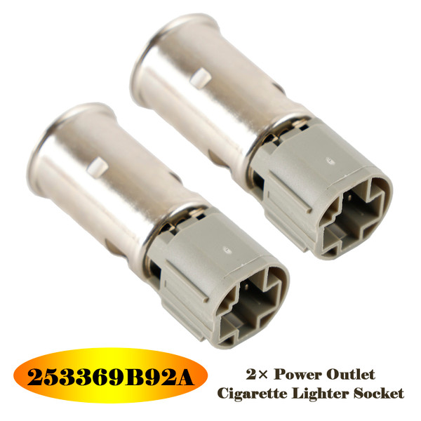 2005-2016 Nissan 2¡ÁPower Outlet Cigarette Lighter Socket 253369B92A Generic