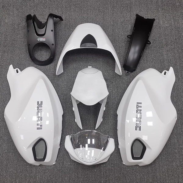 All years Ducati Monster 696 796 1100 S EVO Injection Fairing Kit Bodywork Plastic ABS Amotopart Fairing #128