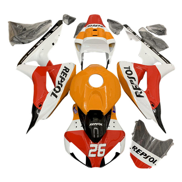 2006-2007 Honda CBR1000RR Injection Fairing Kit Bodywork Plastic ABS Amotopart Fairing #203 2006-2007 Honda CBR1000RR Injection Fairing Kit Bodywork Plastic ABS Amotopart Fairing #203