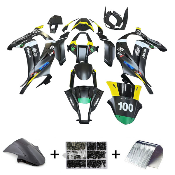 2011-2015 Kawasaki ZX10R Injection Fairing Kit Bodywork Plastic ABS Amotopart Fairing #131 2011-2015 Kawasaki ZX10R Injection Fairing Kit Bodywork Plastic ABS Amotopart Fairing #131