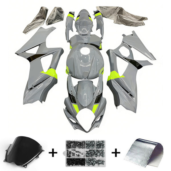2007-2008 Suzuki GSXR1000 K7 Injection Fairing Kit Bodywork Plastic ABS Amotopart Fairing #132