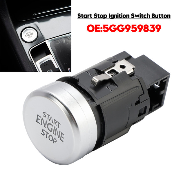 2013-2017 VW Golf MK7 GTI R32 Start Stop Ignition Switch Button 5GG959839 5G1959839A 5Q1959839Generic 2013-2017 VW Golf MK7 GTI R32 Start Stop Ignition Switch Button 5GG959839 5G1959839A 5Q1959839Generic