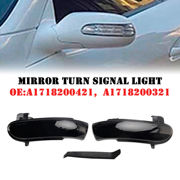 Until 2008 Mercedes-Benz SLK Smoked LED Sequential Side Mirror Turn Signal Light Generic Until 2008 Mercedes-Benz SLK Smoked LED Sequential Side Mirror Turn Signal Light Generic