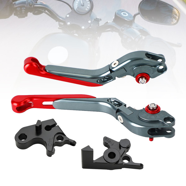 2020-2023 HONDA CRF1100L Africa Twin Adjustable Clutch Brake Lever Red Generic
