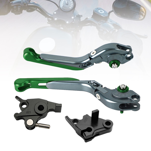 2020-2021 CFMOTO 400NK 650NK 650MT 650GT Adjustable Clutch Brake Lever Green Generic