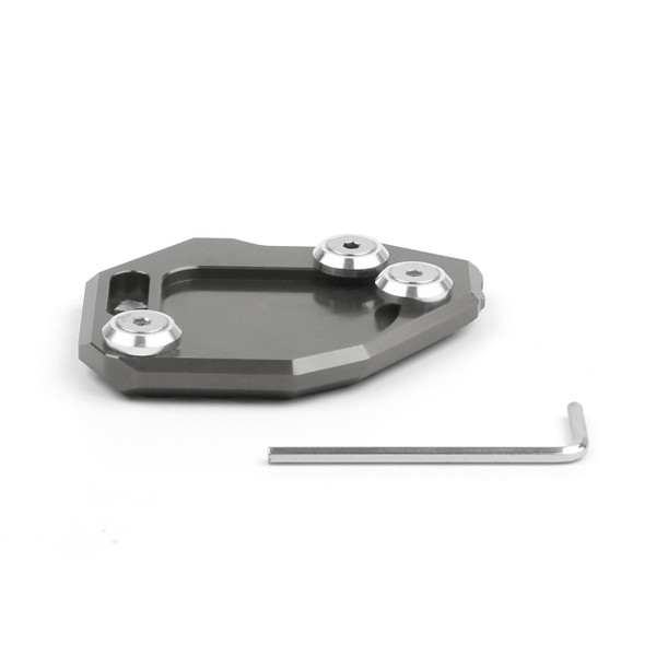 Kickstand Shoe Extension Plate Pad Side Stand BMW F800GS F800 GS (2008-2013) Gray Kickstand Shoe Extension Plate Pad Side Stand BMW F800GS F800 GS (2008-2013) Gray