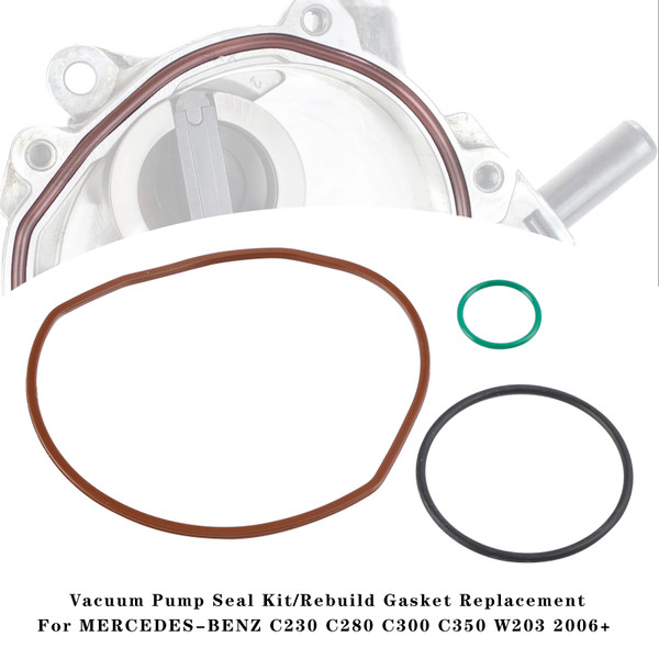 2006-2011 MERCEDES-BENZ C230 C280 C300 C350 W203 Vacuum Pump Seal Kit/Rebuild Gasket Replacement Generic
