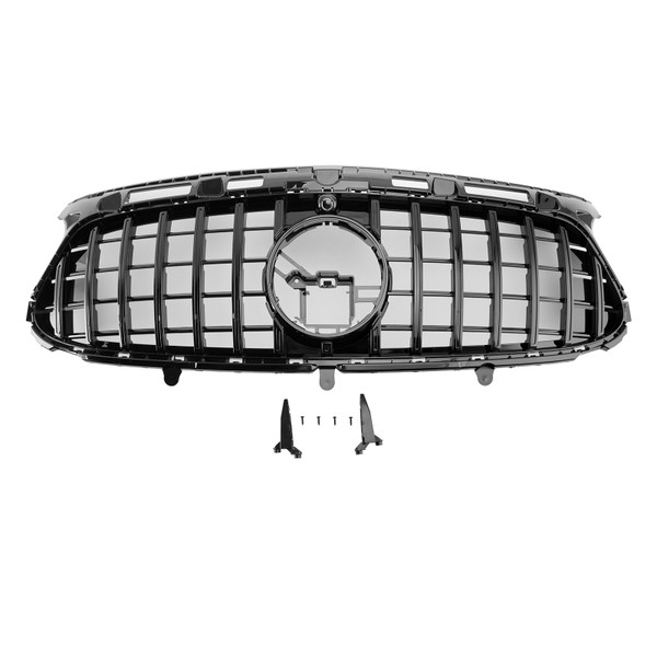 2020-2023 Mercedes Benz GLA-Class H247 Deluxe Version Only Front Grille Without letter Gloss Black Generic