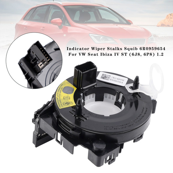 VW Seat Ibiza IV ST (6J8, 6P8) 1.2 Indicator Wiper Stalks Squib 6R0959654 Generic VW Seat Ibiza IV ST (6J8, 6P8) 1.2 Indicator Wiper Stalks Squib 6R0959654 Generic