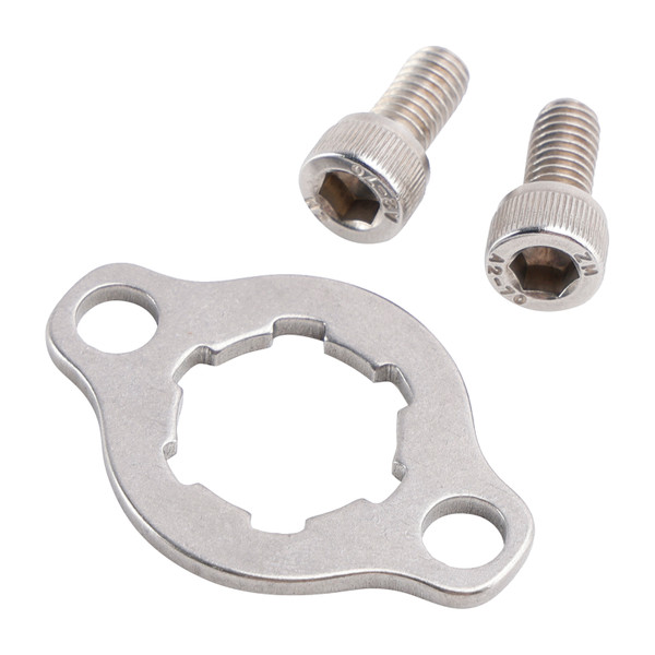 1982-2007 Yamaha XT 125 R X YBR 125 DT RD SR 125 Front Sprocket Holder Retainer with Hardware Kit Silver 5H01745600 Generic