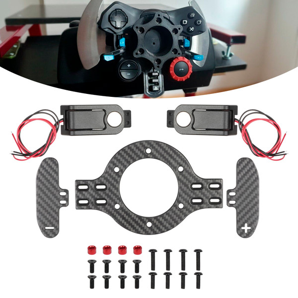 Shift Paddles Racing Game Simulation Steering Wheel Magnetic Paddles with Mount For Logitech 923 G29 G27 G25 G920 For Thrustmaster Shift Paddles Racing Game Simulation Steering Wheel Magnetic Paddles with Mount For Logitech 923 G29 G27 G25 G920 For Thrustmaster