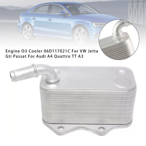 Audi A4 Quattro TT A3 Engine Oil Cooler 06D117021C Generic