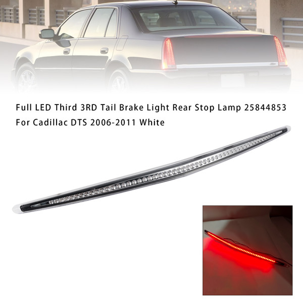 2006-2011 Cadillac DTS Full LED Third 3RD Tail Brake Light Rear Stop Lamp 25844853 WHI Generic