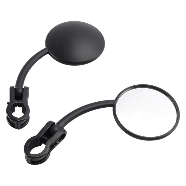 Pair Enduro Folding Mirrors Clamp On Fits Dual Sport Motorcycle ATV Dirt Bike