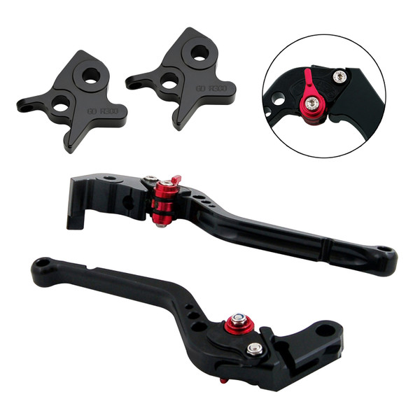 2017-2022 KYMCO AK550 Racing Brake & Clutch Levers Black Generic