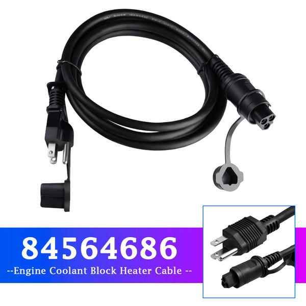 2020-2024 GM Chevy Silverado 2500/3500 HD Duramax Trucks Engine Coolant Block Heater Cable 84564686 Generic 2020-2024 GM Chevy Silverado 2500/3500 HD Duramax Trucks Engine Coolant Block Heater Cable 84564686 Generic