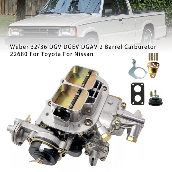 1986-1993 Mazda B2000 2.0L 2.2L Weber 32/36 DGV DGEV DGAV 2 Barrel Carburetor 22680 Generic