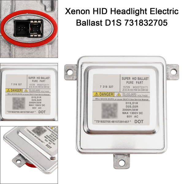 BMW 3 Series X1 Z4 Xenon HID Headlight Electric Ballast D1S 731832705 Generic